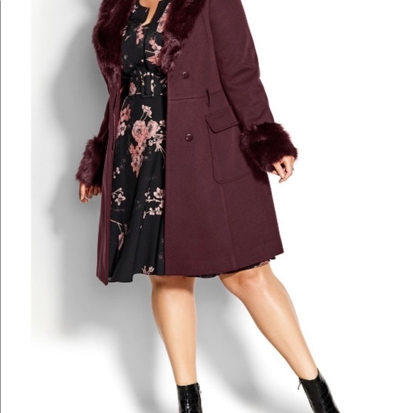 Make Me Blush Coat -
bordeaux - Picture 7 of 10